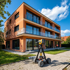 Геодезическая съемка фасадов - СК С-Фасад. Изготовление и монтаж фасадов