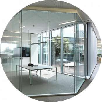 Интерьерные перегородки - СК С-Фасад. Изготовление и монтаж фасадов